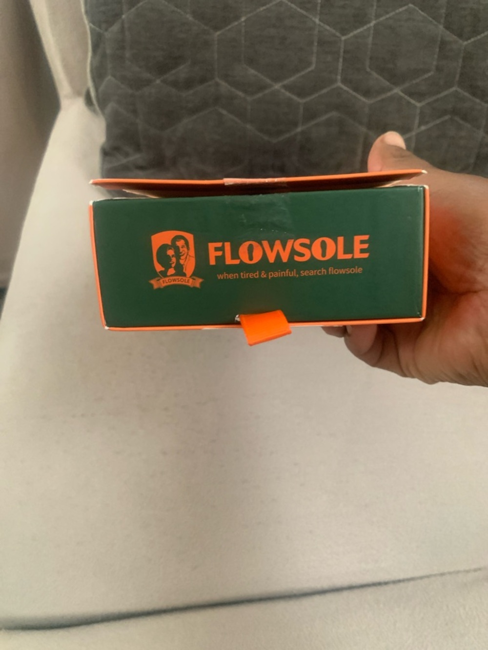 Flowsole Orange Foot Pain Relief Insole - Men - Picture 3 of 7